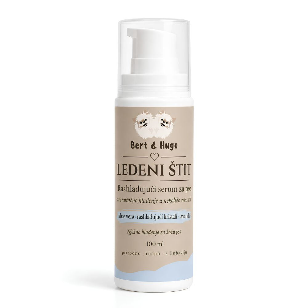 Bert &amp; Hugo Ledeni Štit – rashlađujući serum za pse (100 ml)